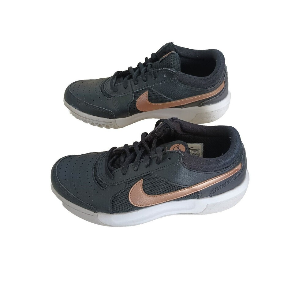 Nike Zoom Court Lite 3 Tennis Shoes Women's DH1042-091 Black Sneaker Size 6